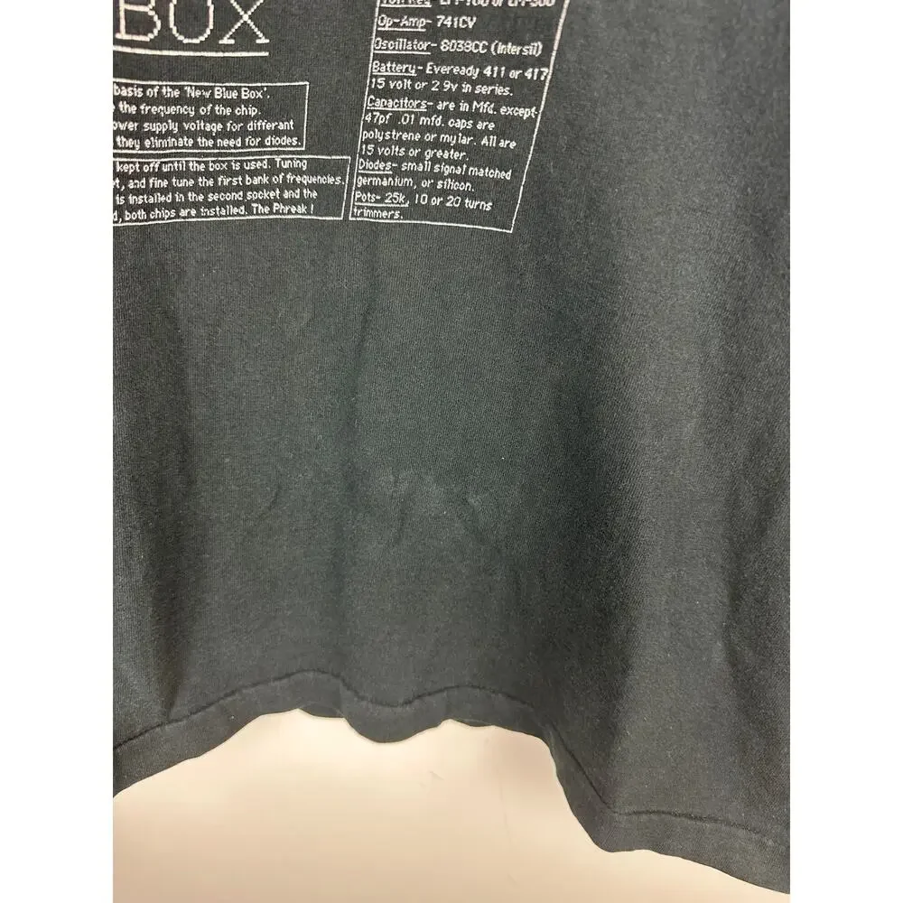 Vtg 90's 2600 The Hacker Quarterly Coding T Shirt Single Stitch Double Sided XL - Picture 4 of 9